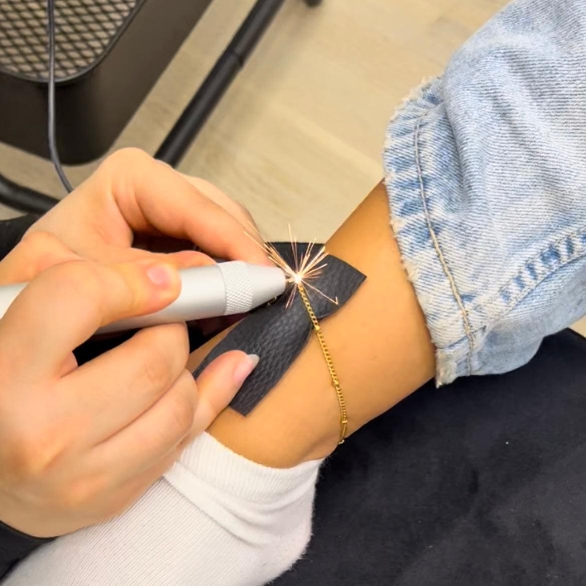 Book Permanent Jewelry Appointment ikikoru permanent anklet helsinki espoo finland Permanent Body Jewelry
• Personalized Gifts Finland