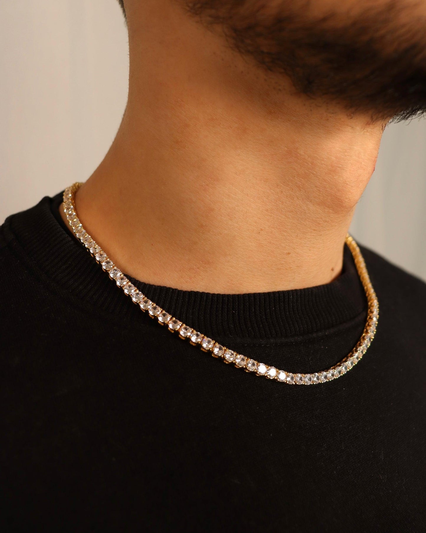 TENNIS NECKLACE 4MM - Epsimonia