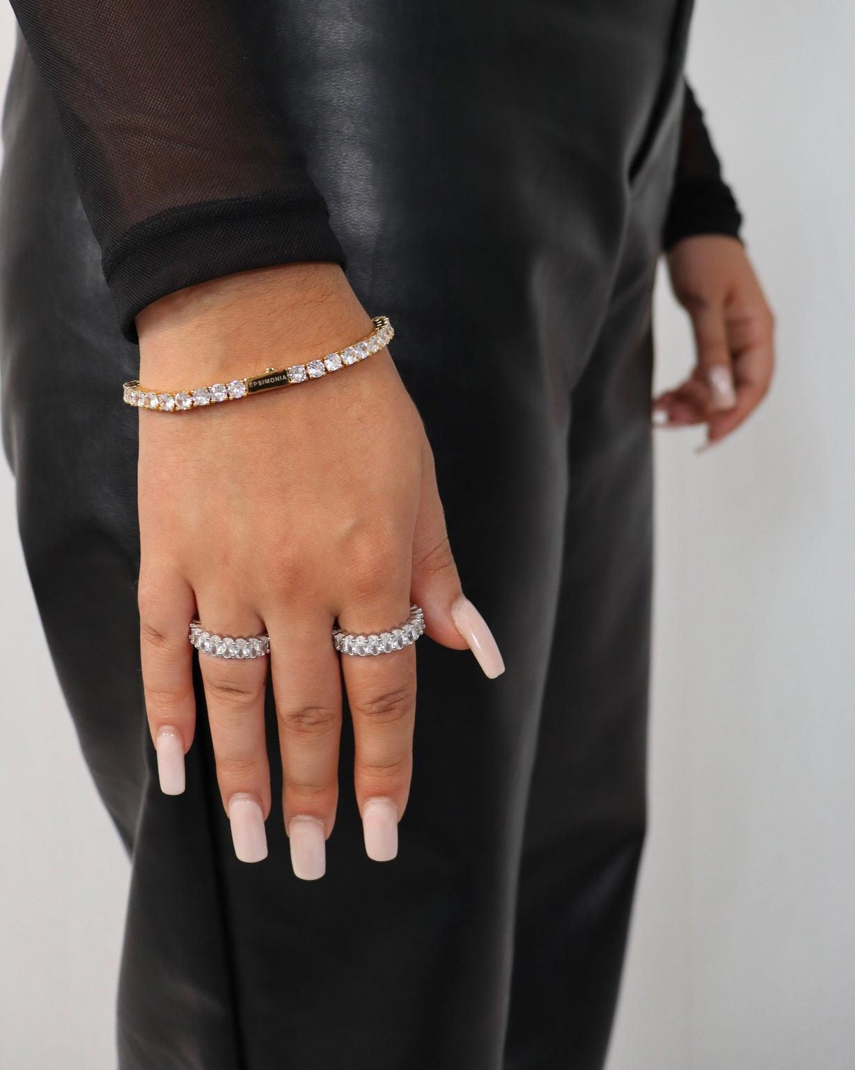 TENNIS BRACELET 4MM - Epsimonia