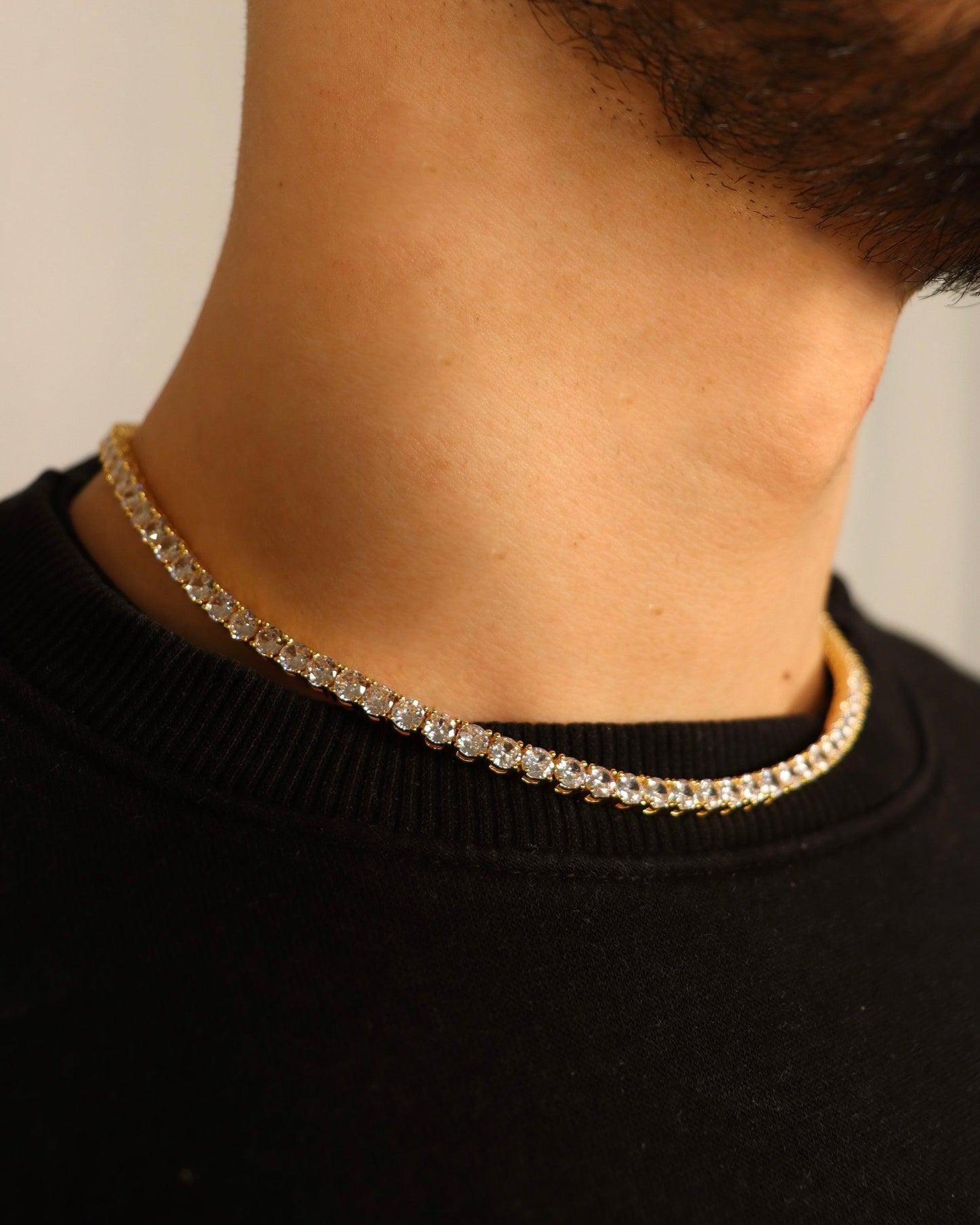 TENNIS NECKLACE 4MM - Epsimonia