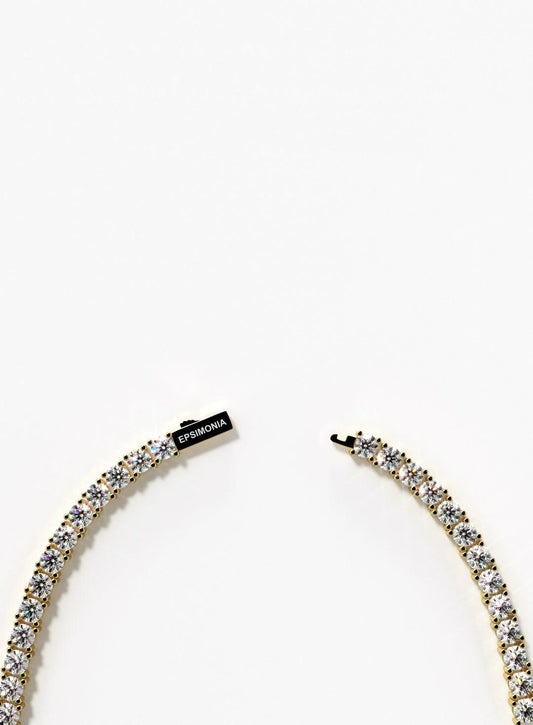 TENNIS NECKLACE 4MM - Epsimonia