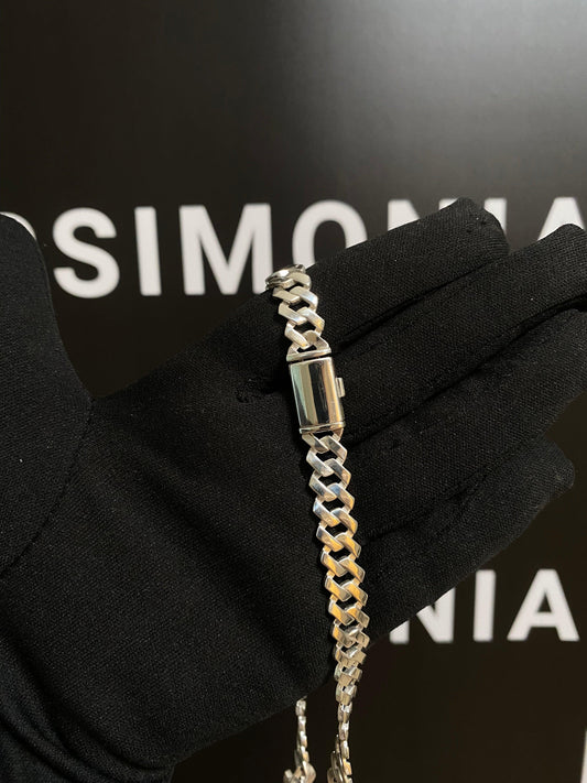 10mm Silver Miami Link Chain - Epsimonia