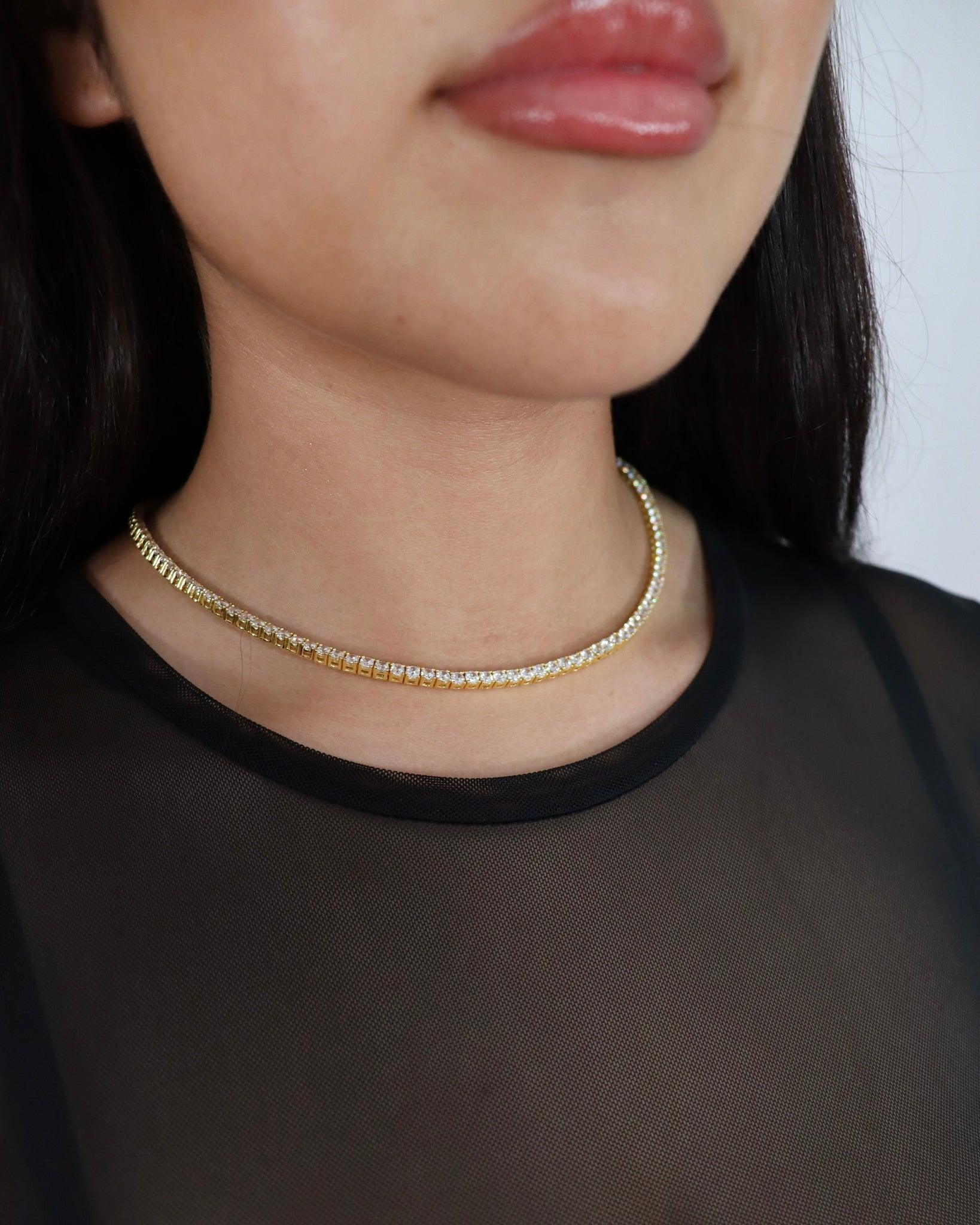 TENNIS NECKLACE MINI - Epsimonia