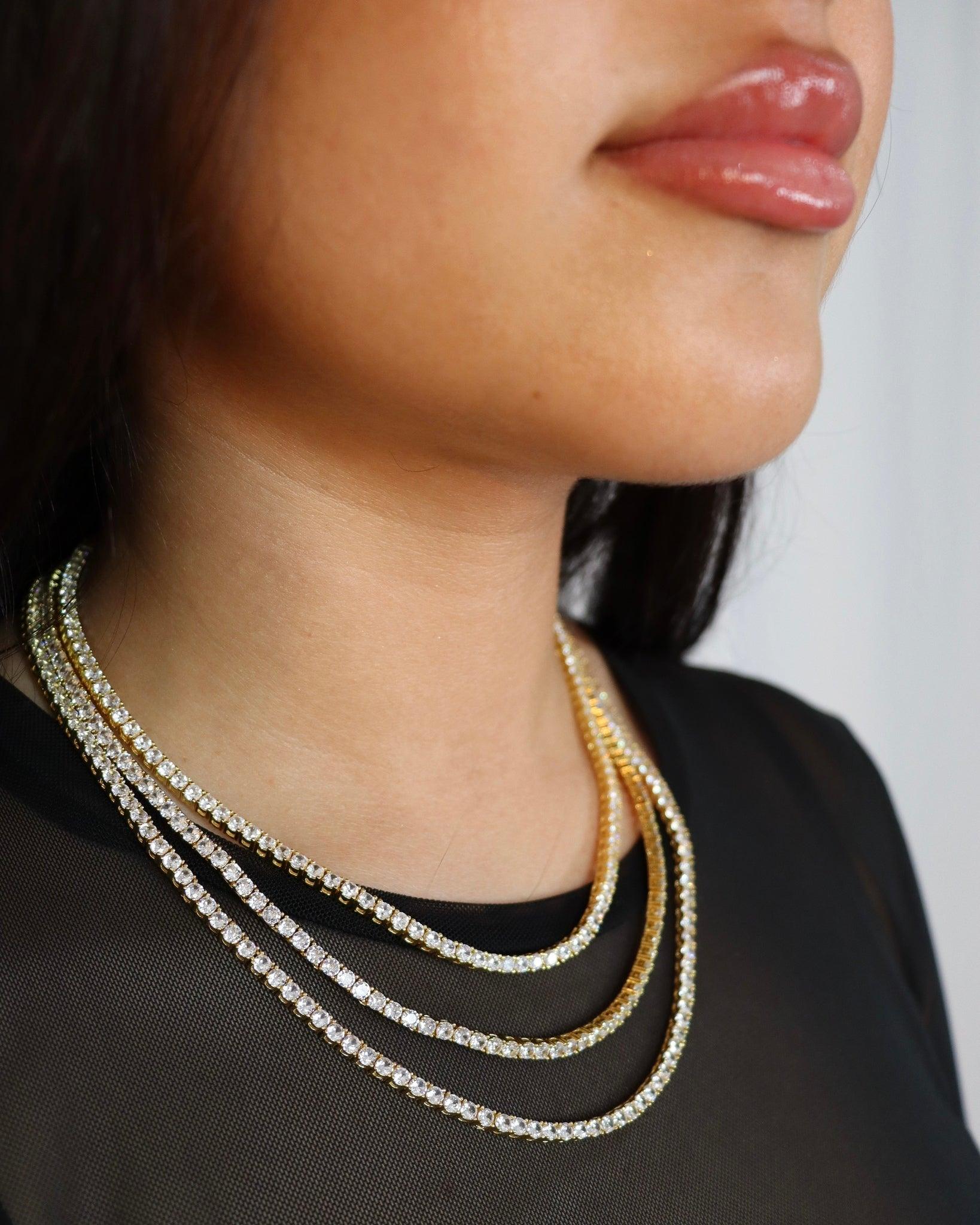 TENNIS NECKLACE MINI - Epsimonia