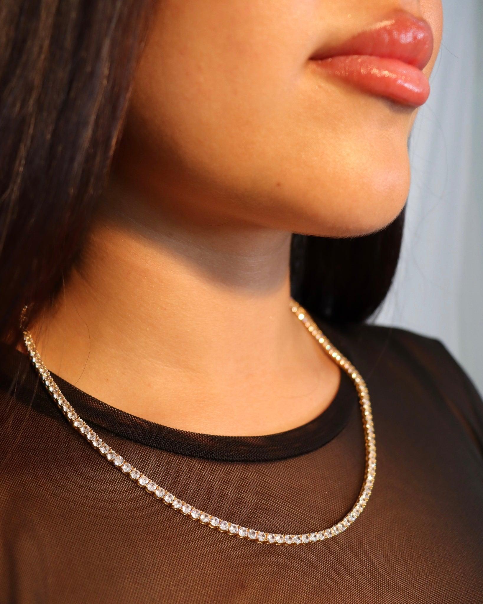 TENNIS NECKLACE MINI - Epsimonia