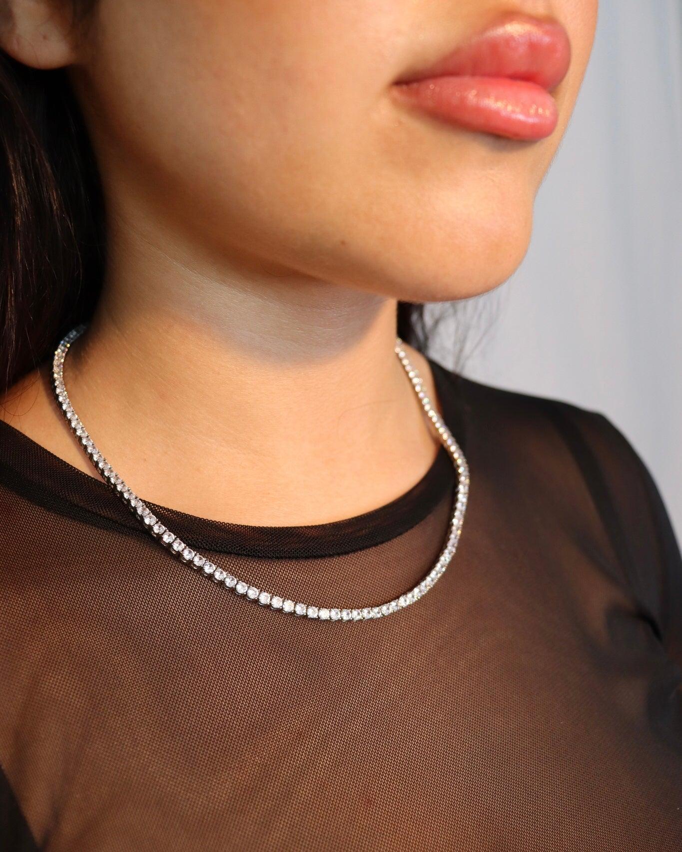 TENNIS NECKLACE MINI - Epsimonia