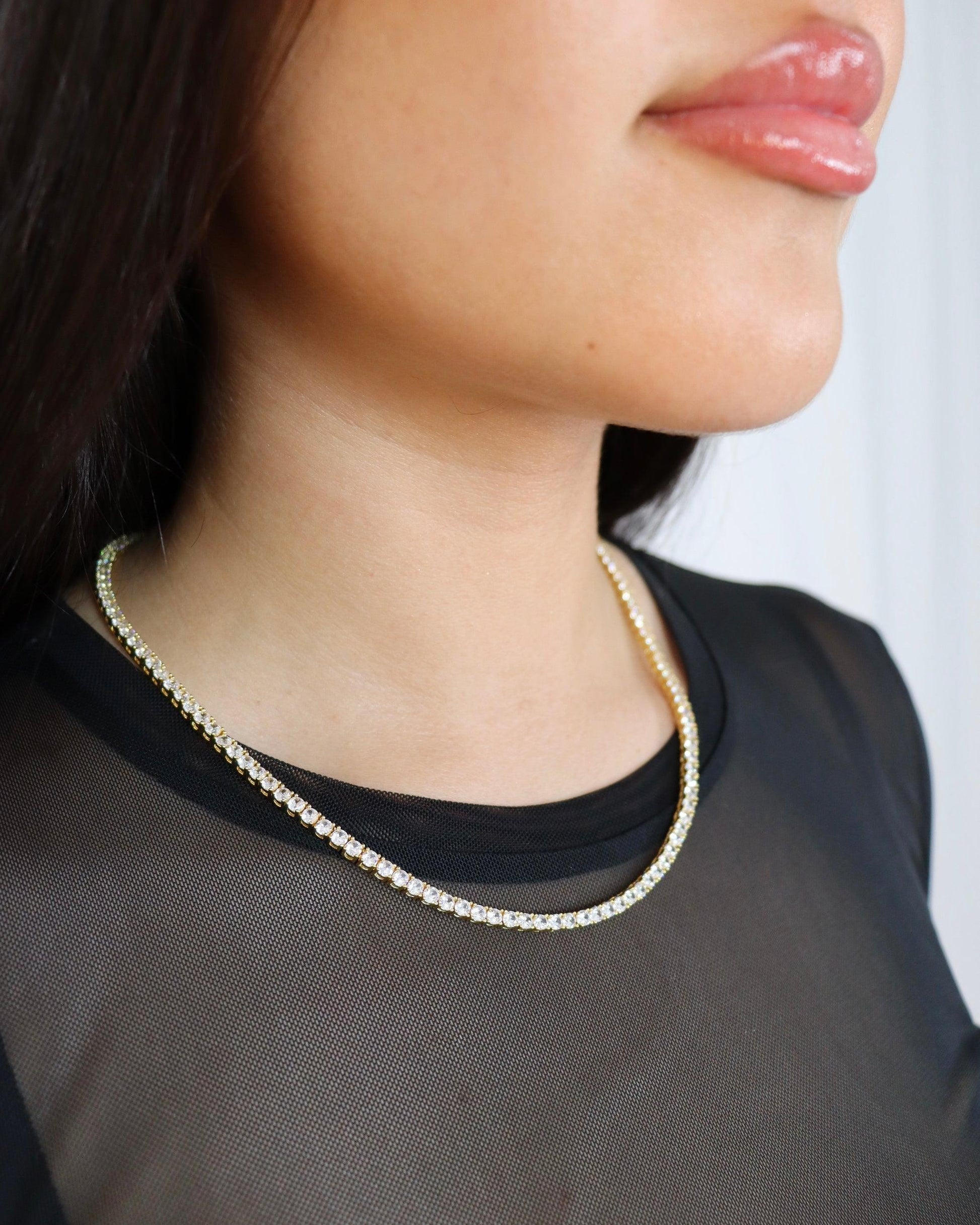 TENNIS NECKLACE MINI - Epsimonia